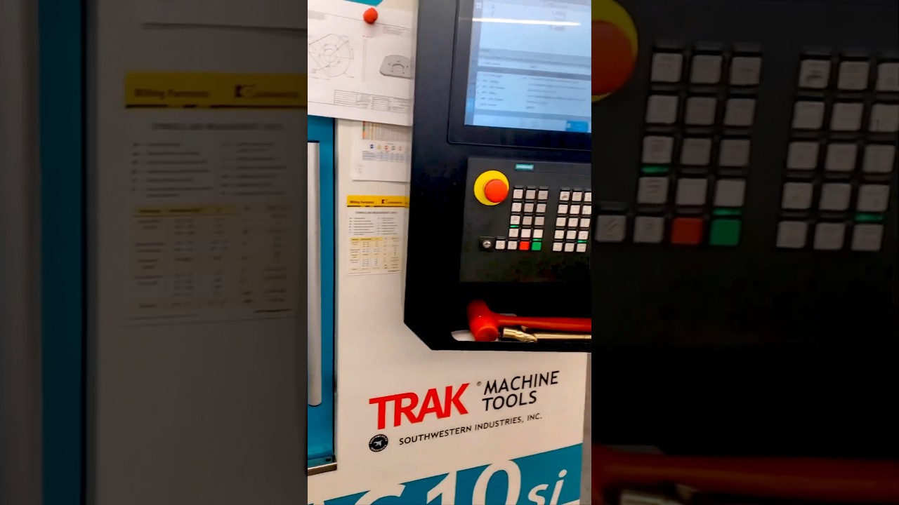 TRAK VMCsi #cnc #cncprogramming #machining #manufacturing