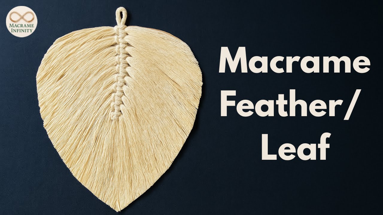 Macrame Leaf Wall Hanging | Macrame Wall Hanging Tutorial