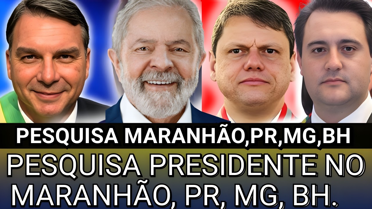 4️⃣ PESQUISA 2026: QUEM VENCE EM MINAS, BAHIA, MARANHÃO E PARANÁ? | APROVAÇÃO E SEGUNDO TURNO 🗳️📊