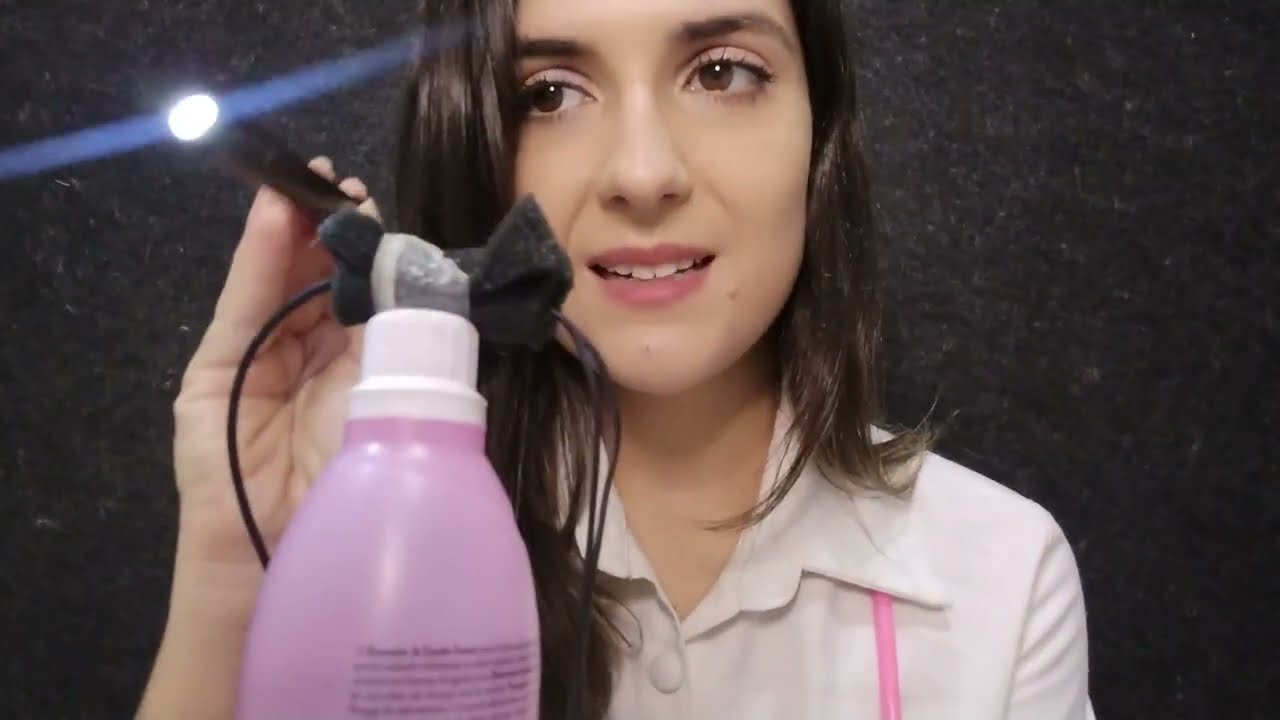 ASMR Caseiro - Exame dos nervos cranianos