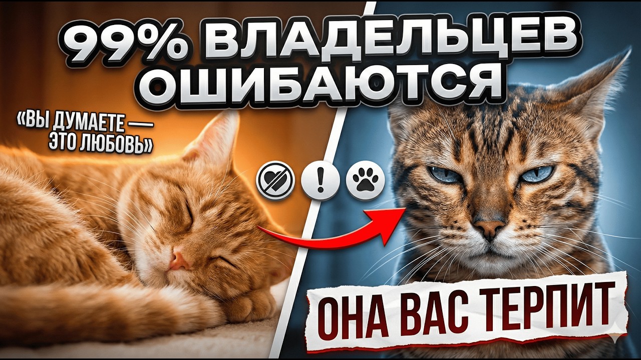 Она вас ТЕРПИТ, а не любит! Ошибка 99% владельцев, которую вы совершаете каждый день.