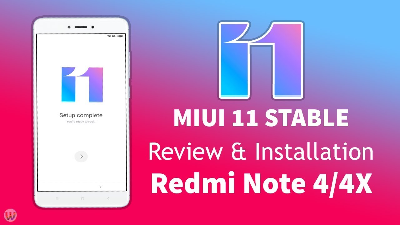 Stable MIUI 11 V11.0.2 Port For Redmi Note 4/4X || Review & Installaion