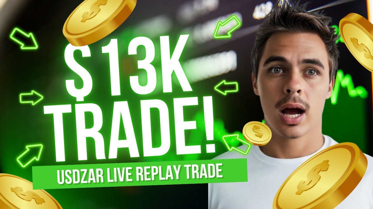 $13k Profit Trade on USDZAR - TradingView Replay Mode Analysis