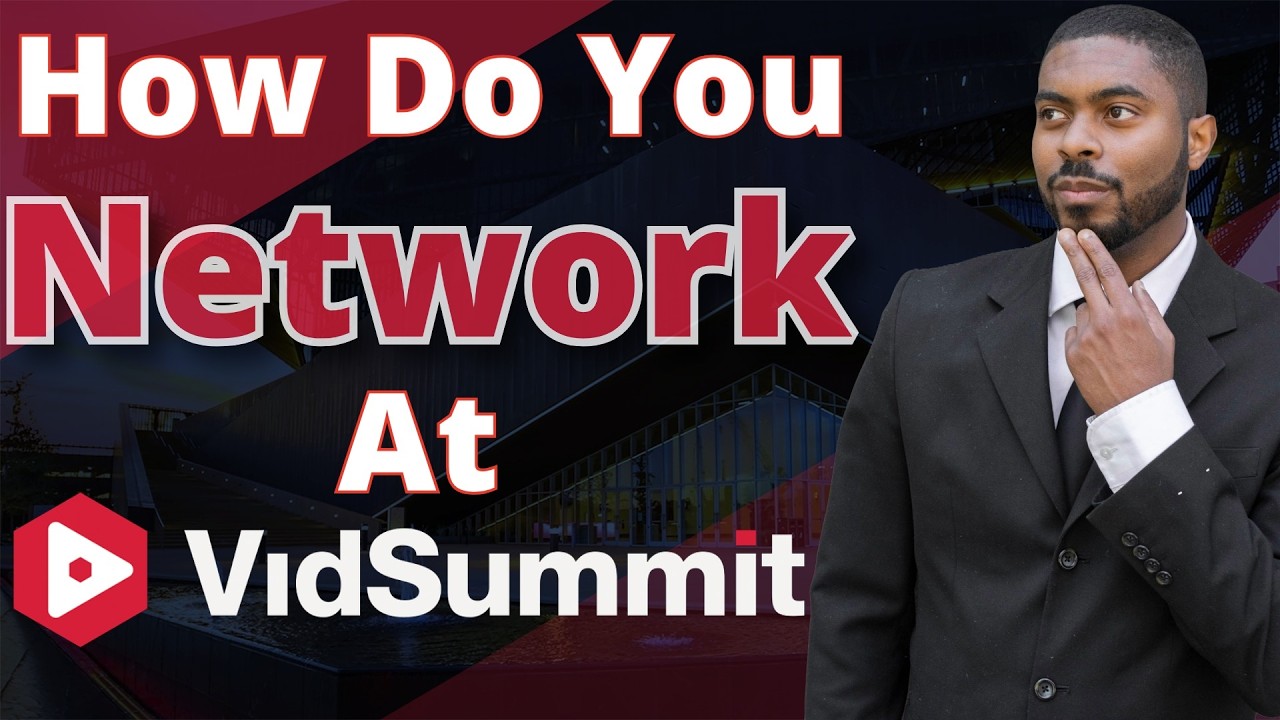 Conference Networking Tips: How Do You ACTUALLY Network At A Conference? ( Vidsummit 2026)