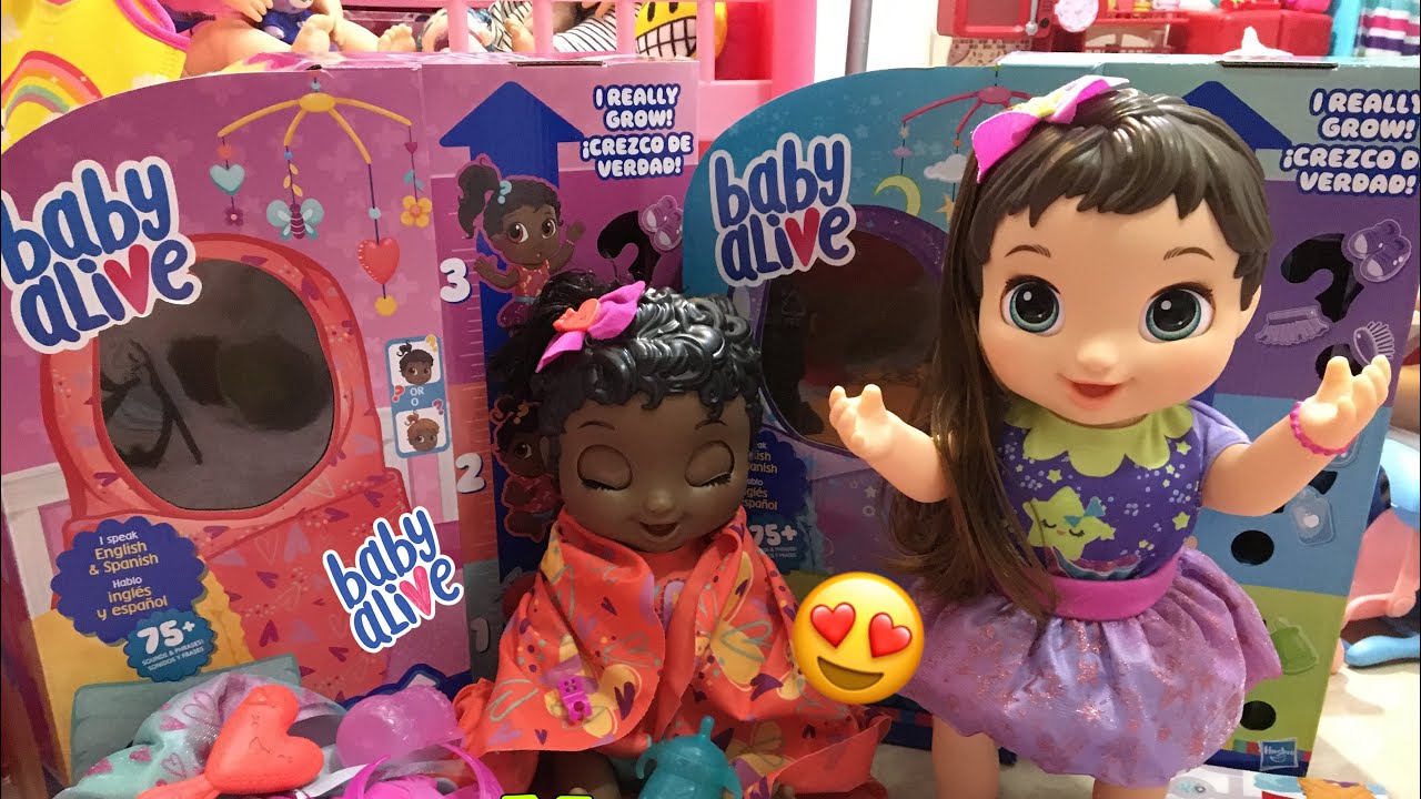 NEW BABY ALIVE Baby grows up doll unboxing!!