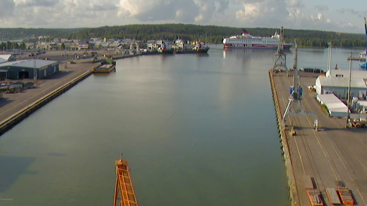MS Amorella leaving port of Turku 12.07.2019