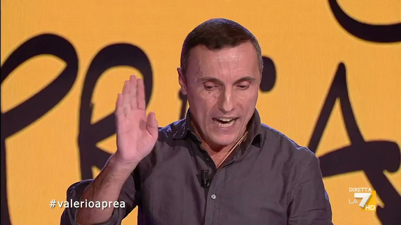 Il monologo di Valerio Aprea: 