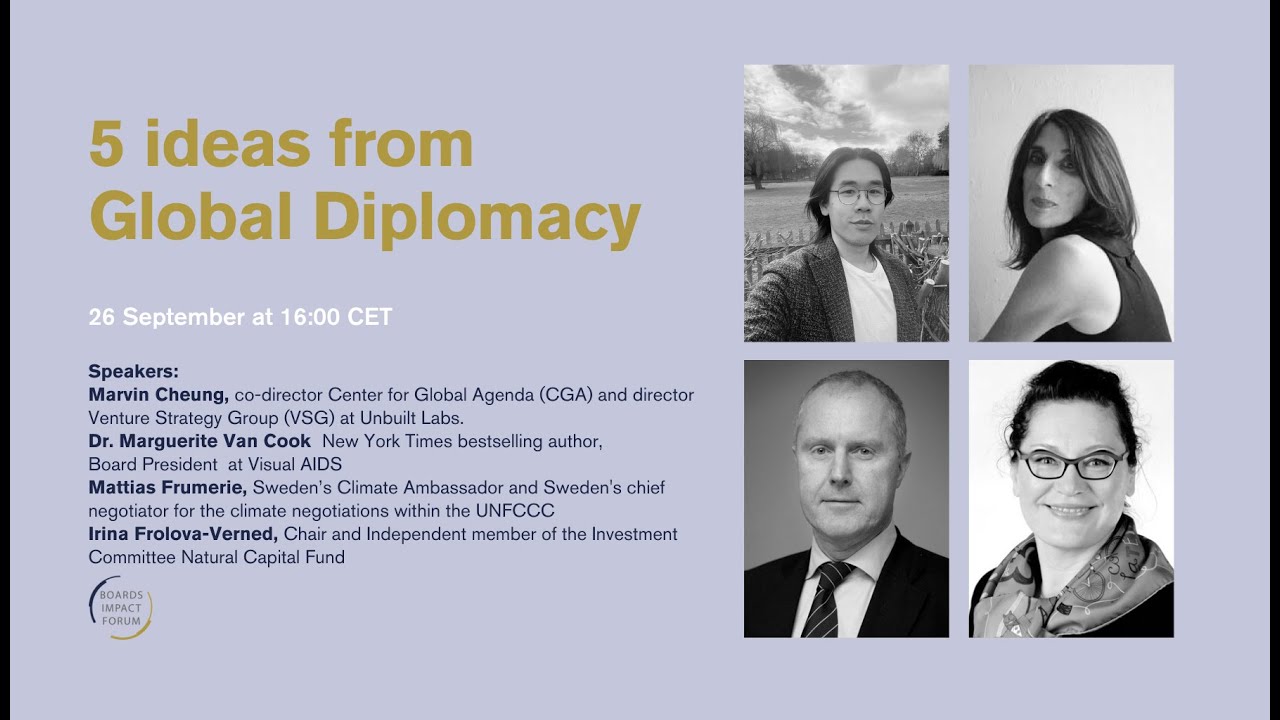 Five Ideas from Global Diplomacy for Board Members