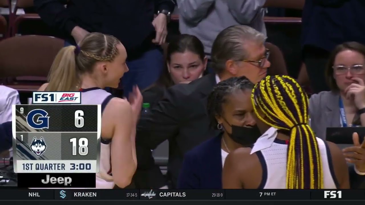 [Full 720p60] UCONN vs. Georgetown 03/05/2022 (Big East Tournament BET Quarterfinals)