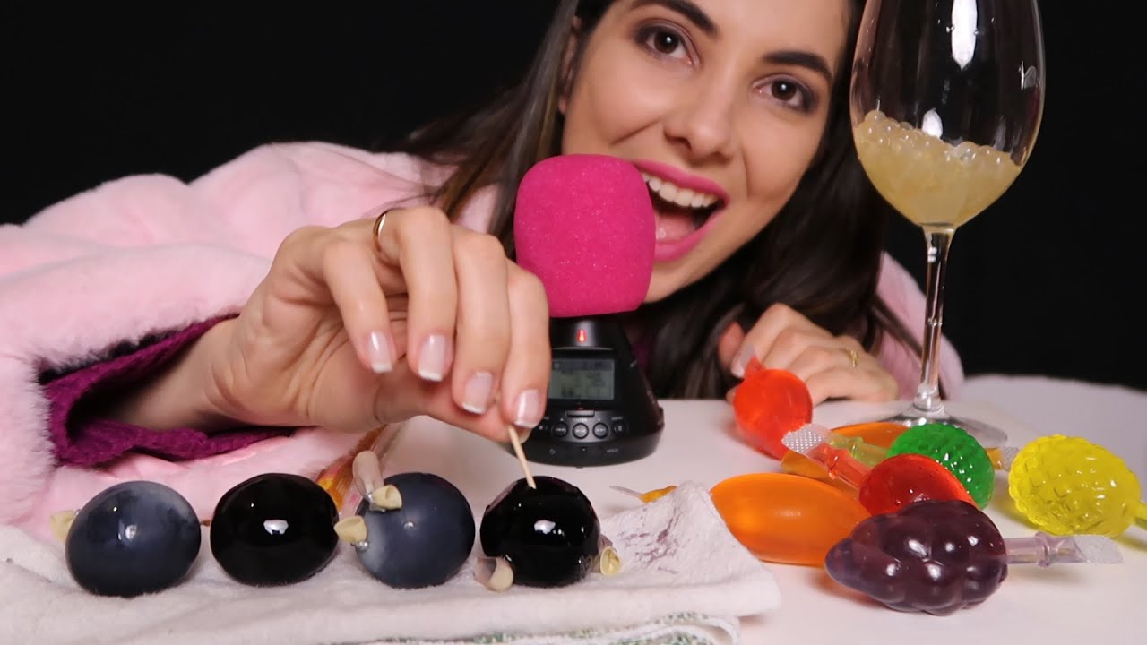 ASMR JELLYS DO TIK TOK - Fruit Jelly Challenge