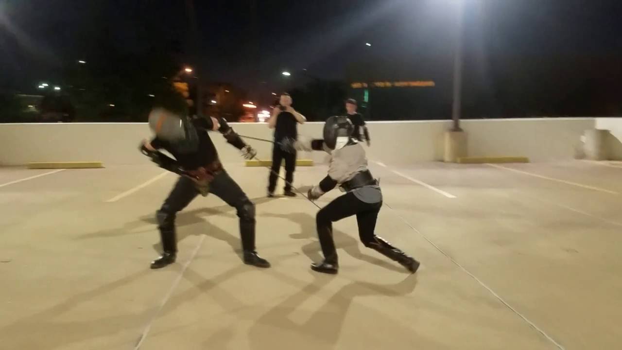 Loyal Order of the Sword-Phoenix Rapier parrying technique with off-hand weapon