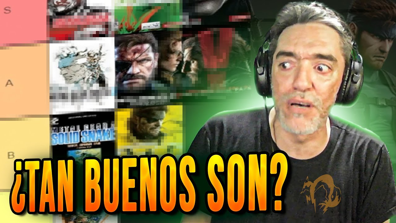 Tier List: Saga METAL GEAR | Tiempo de Videojuegos