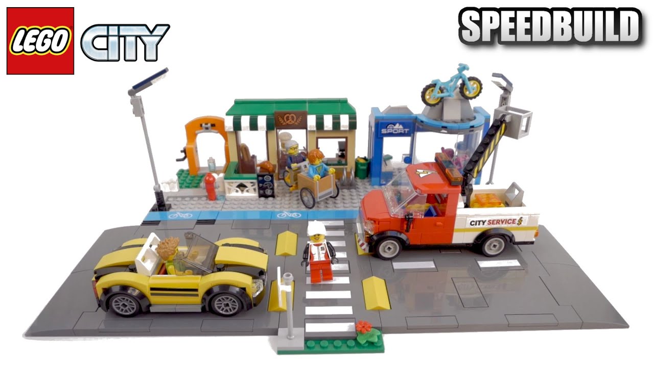 Lego City 'Shopping Street' 60306 | NEW 2021 Road Plates