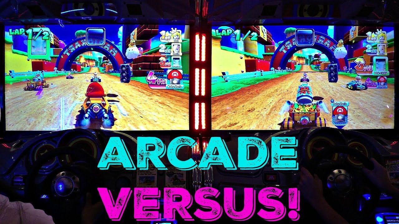 Mario Kart ARCADE GP DX 2 игрока 2 игрока Versus!