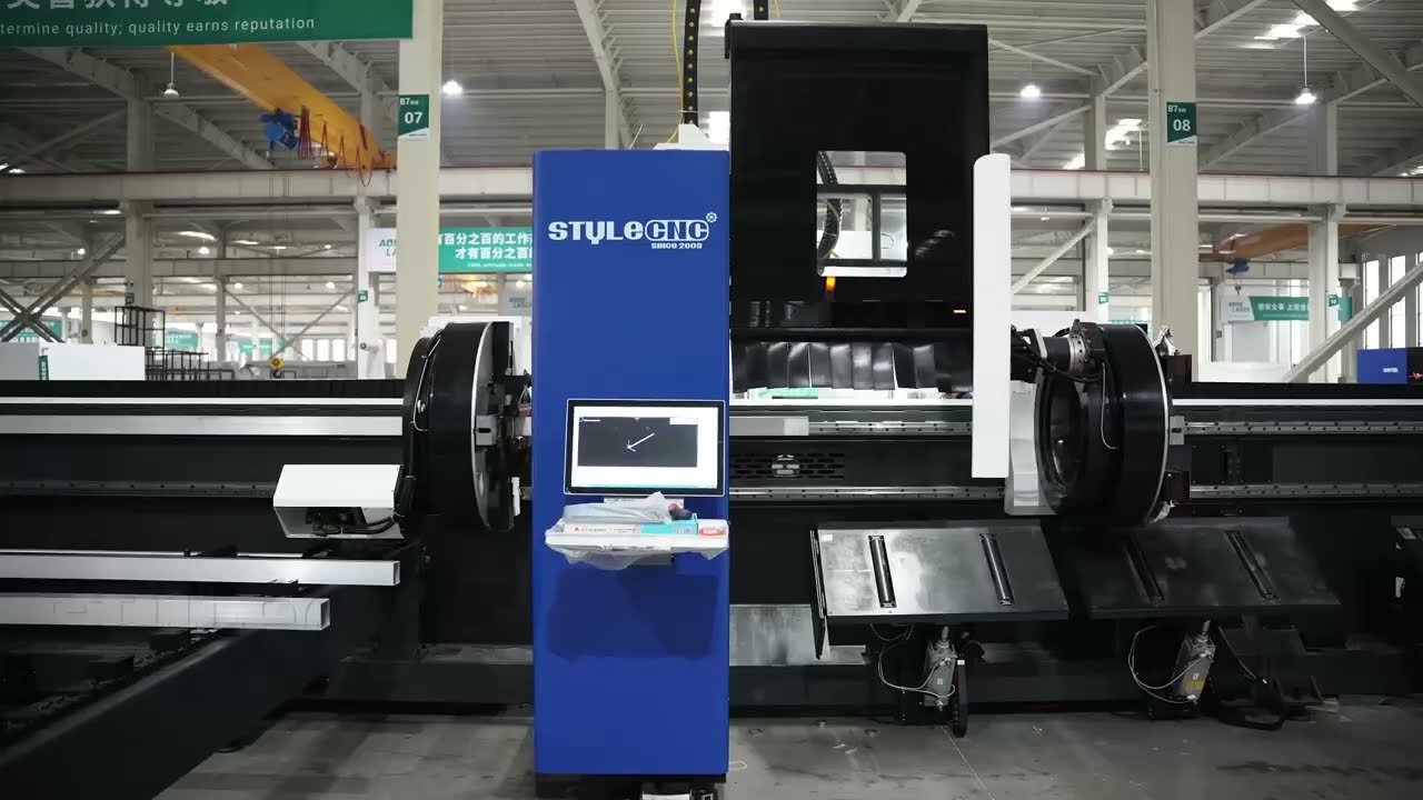 Станок для лазерной резки труб по 3D-фаске ST FC12035K3 с автоматической подачей