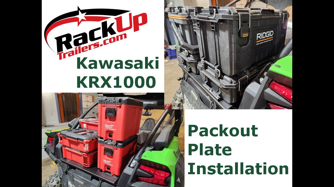 Kawasaki KRX1000 Packout Plate Installation