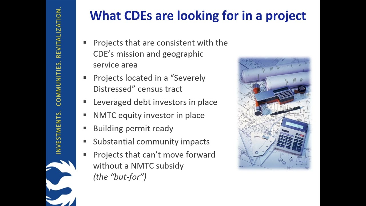 10/10 What CDEs Look for in an NMTC Project