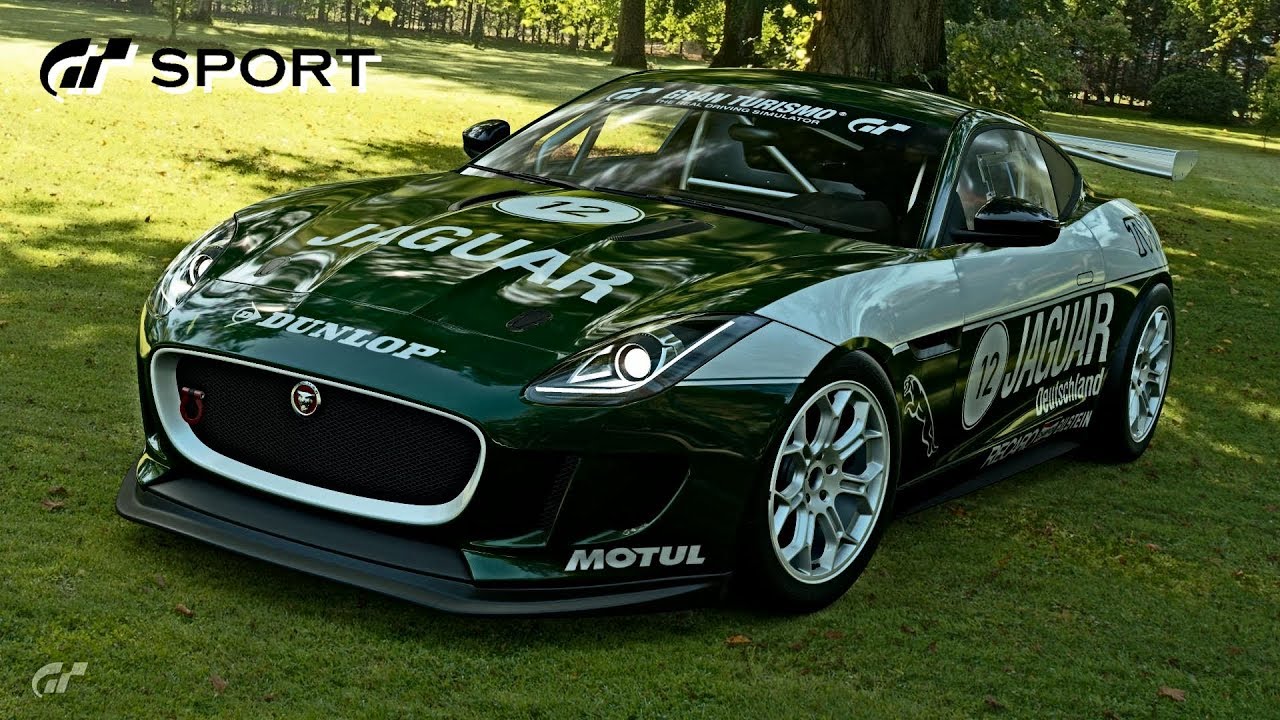 GT SPORT - Jaguar F-Type Gr.4 Race Car REVIEW