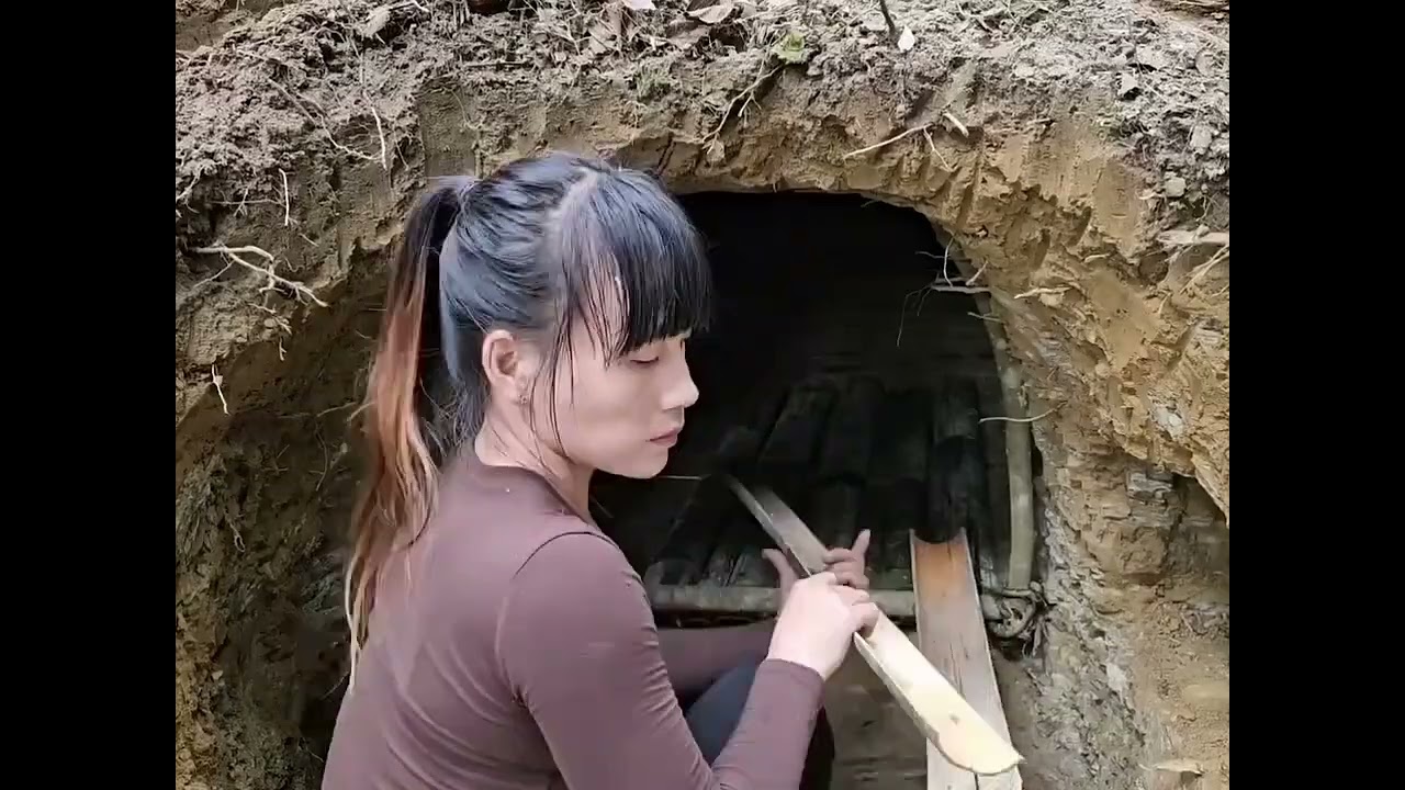 I showing my hardwork skills and making house in forest camping 🏕️#renovation 