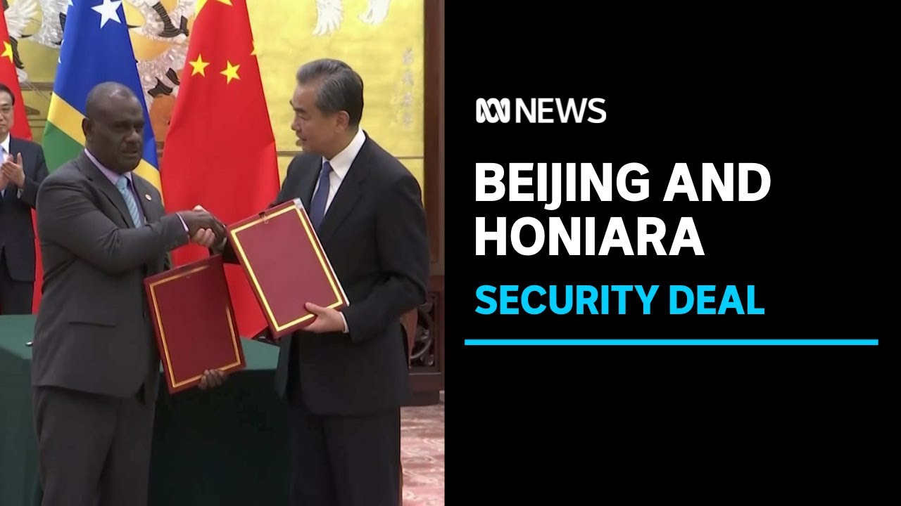 Security deal confirmed between China and Solomon Islands | ABC News