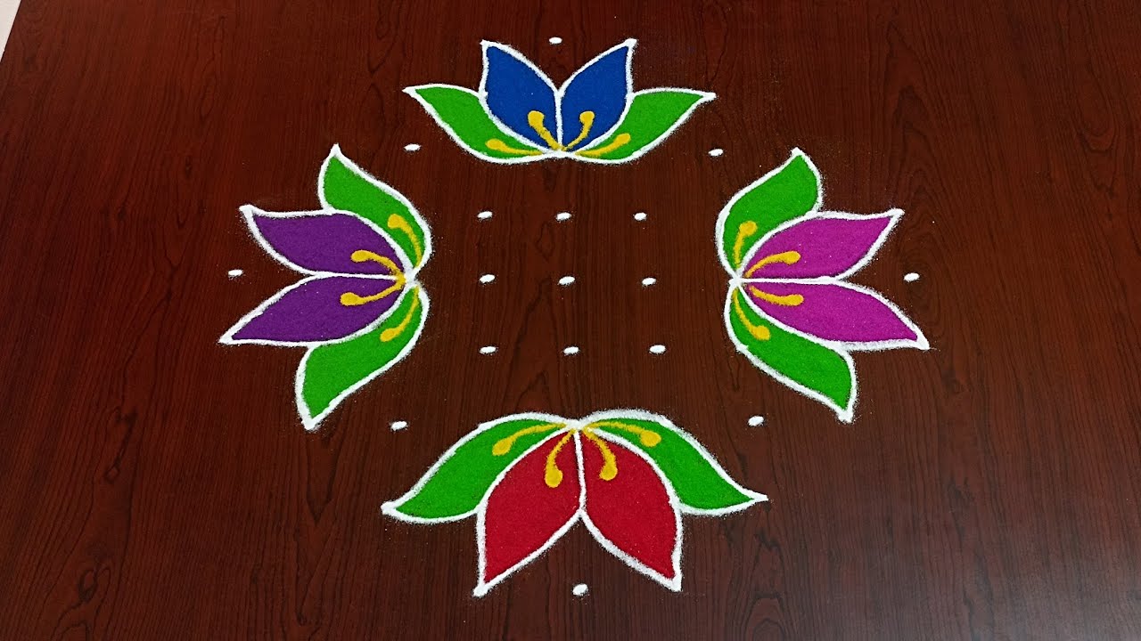 9×3dots beautiful sankranti chukkala muggulu🌷|easy sankranti rangoli|Pongal kolams#Rang Kaa Rangoli