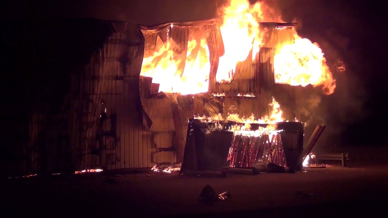 Guthrie KY: RJ Corman Railroad Building Destroyed By Fire Sunday