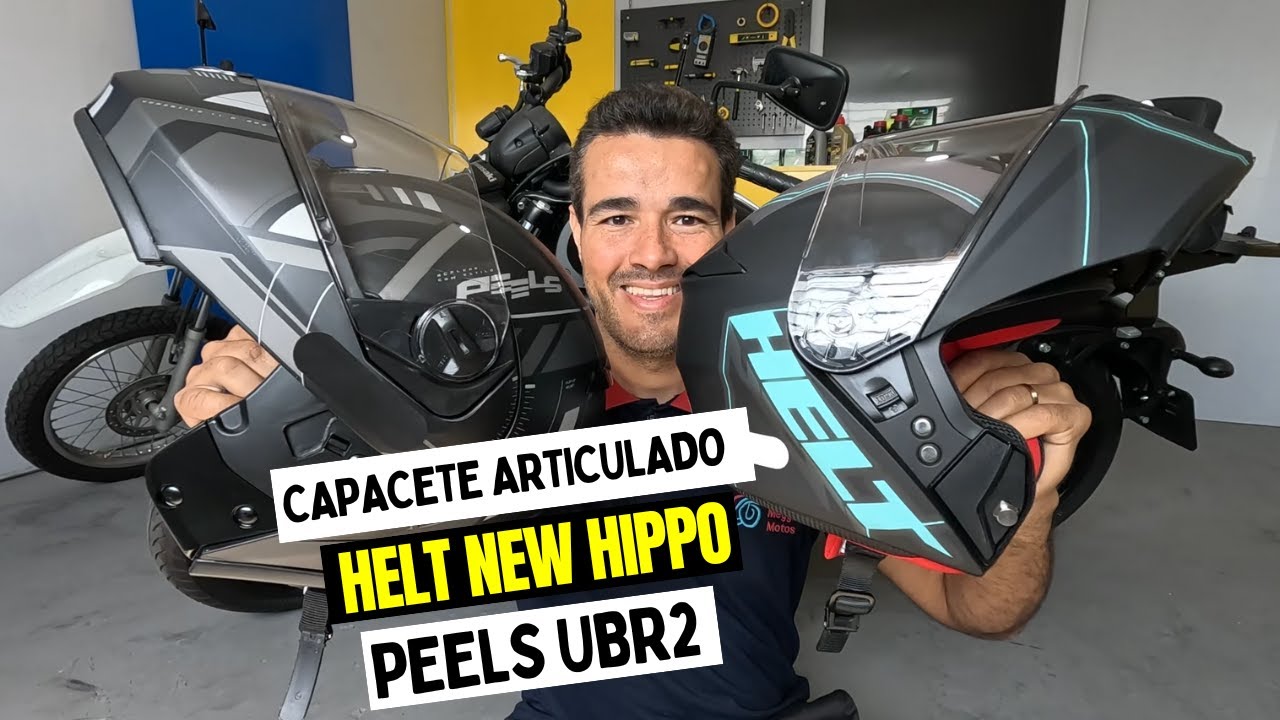COMPARAÇÃO CAPACETES PEELS URBAN DYNAMIC E HELT NEW HIPPO