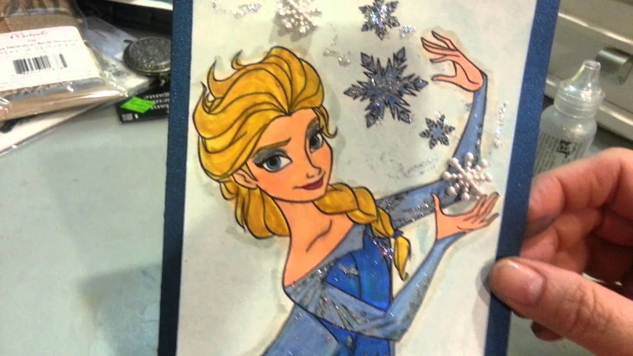 Elsa birthday card