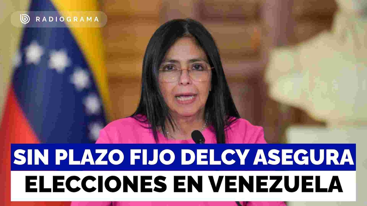Sin plazos: Delcy Rodr&iacute;guez asegur&oacute; que habr&aacute;n elecciones presidenciales en Venezuela