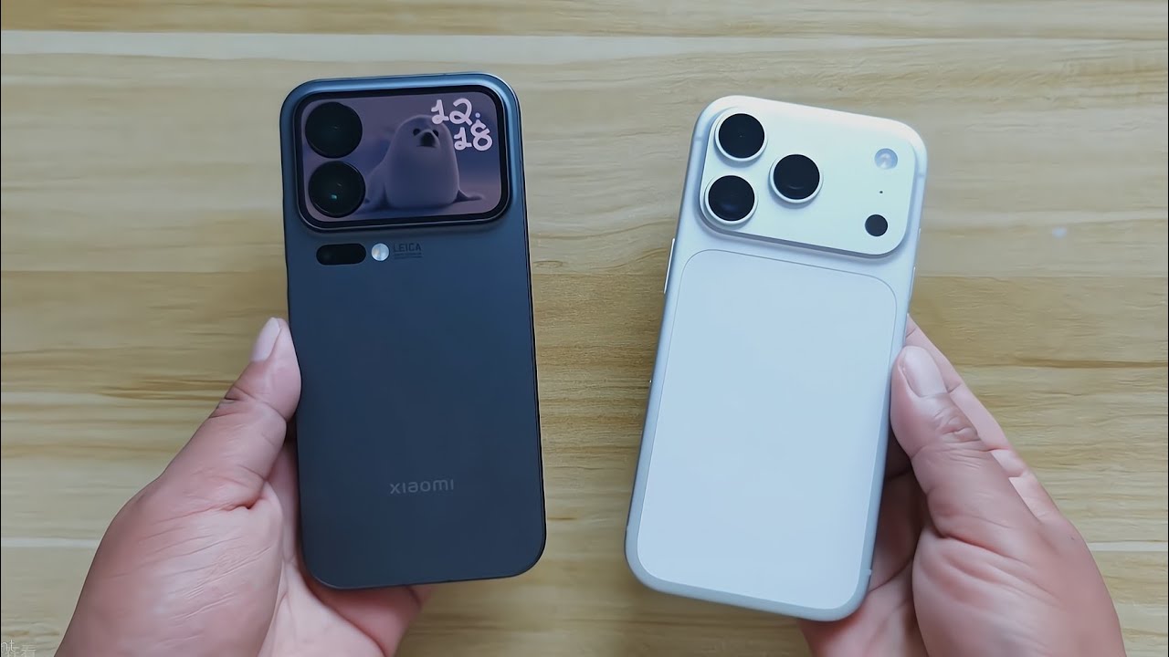 Распаковка Xiaomi 17 Pro Black и сравнение с iPhone 17 Pro. Подробный тест камеры | Antutu, Игры!