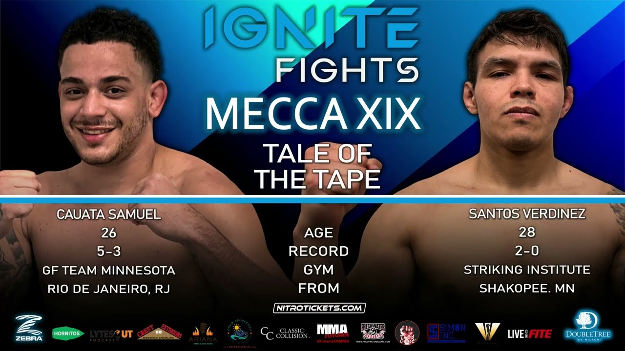 Cauata Samuel vs Santos Verdinez Mecca XIX MMA