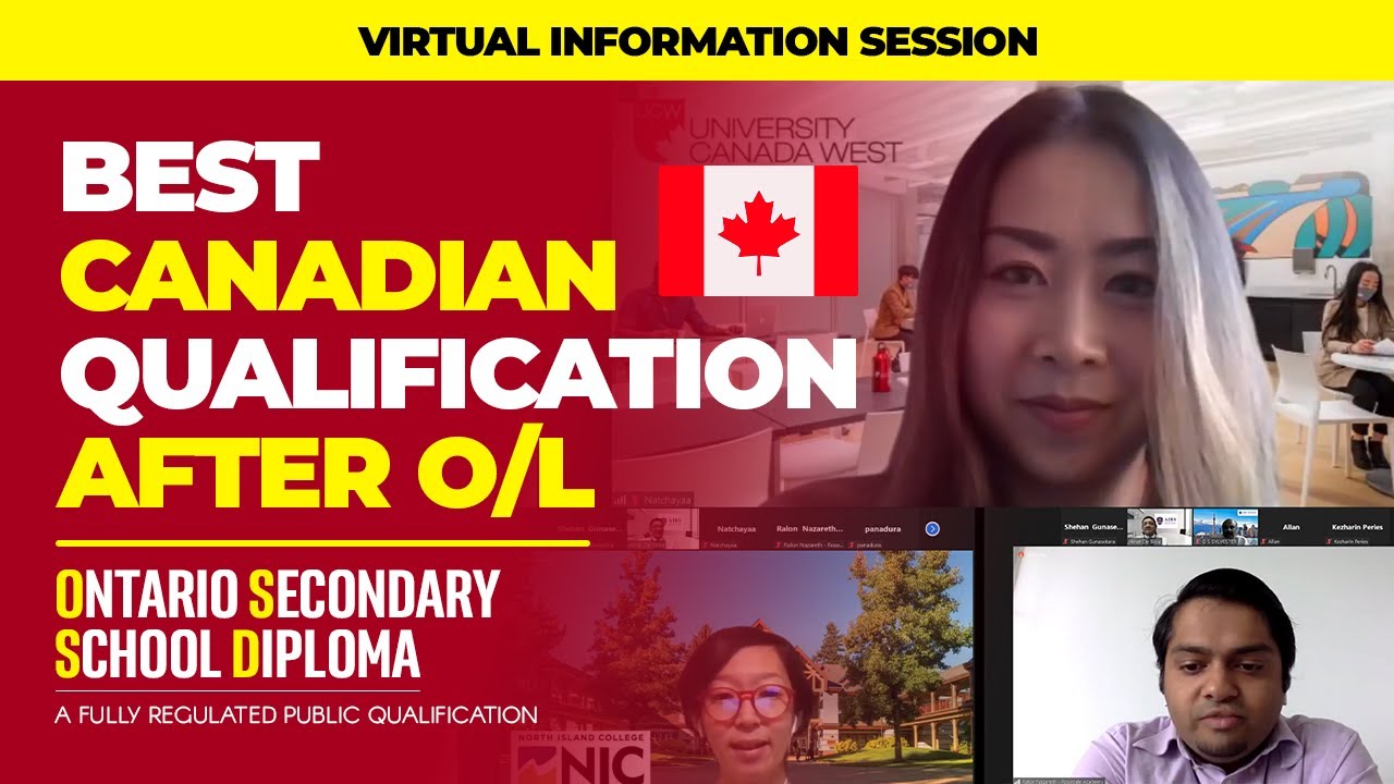 Virtual Information Session - Ontario Secondary School Diploma