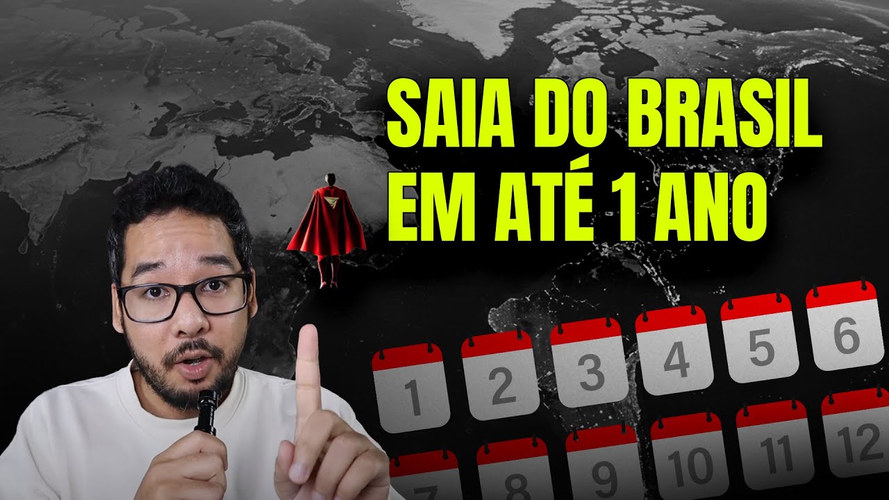 Como Planejar Sua Saída do Brasil em 1 Ano - Começando Agora!