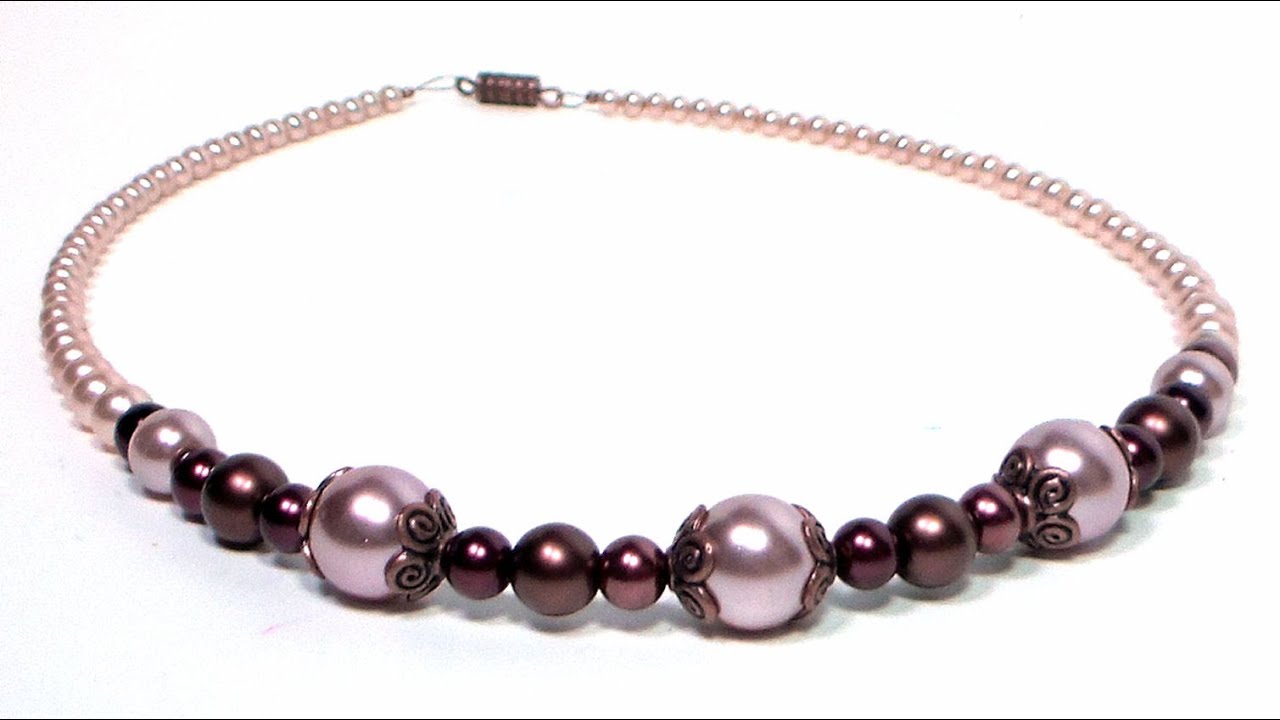 Elegant Glass Pearl Necklace Easy Tutorial (Perfect for Weddings, Flower Girls & Special Occasion!)