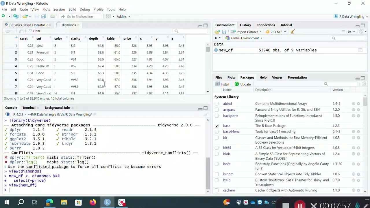 R Basics 8: Pipe Operator