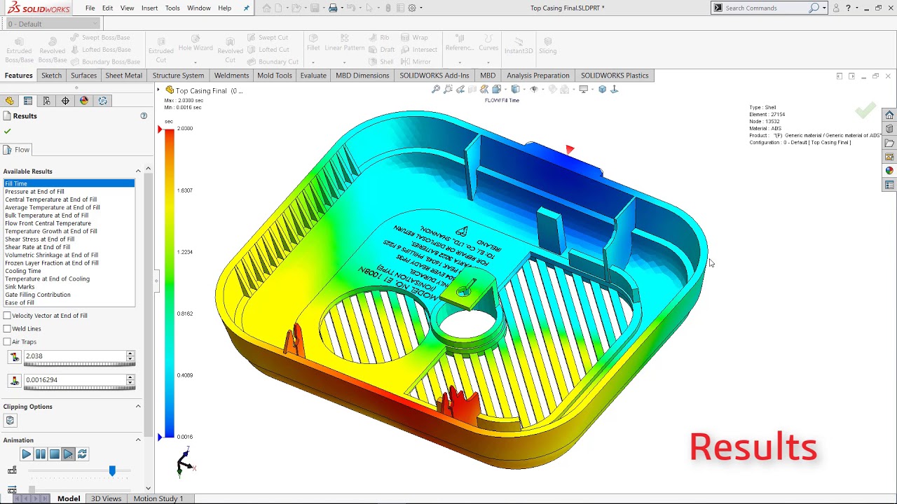 Quick Look - SOLIDWORKS&reg; Plastics | BEACON