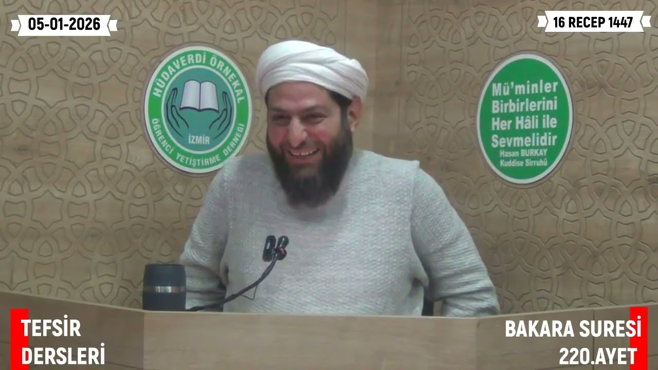 TEFSİR DERSLERİ BAKARA SURESİ 220.AYET HAFIZ ALİ SAVAŞ HOCAEFENDİ 05-01-2026