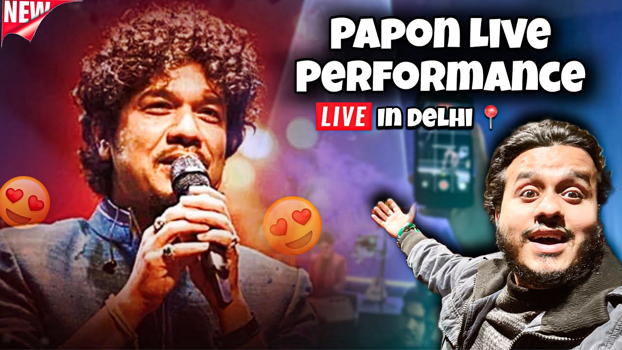 Papon Live Full Performance ❤️ Delhi Concert 