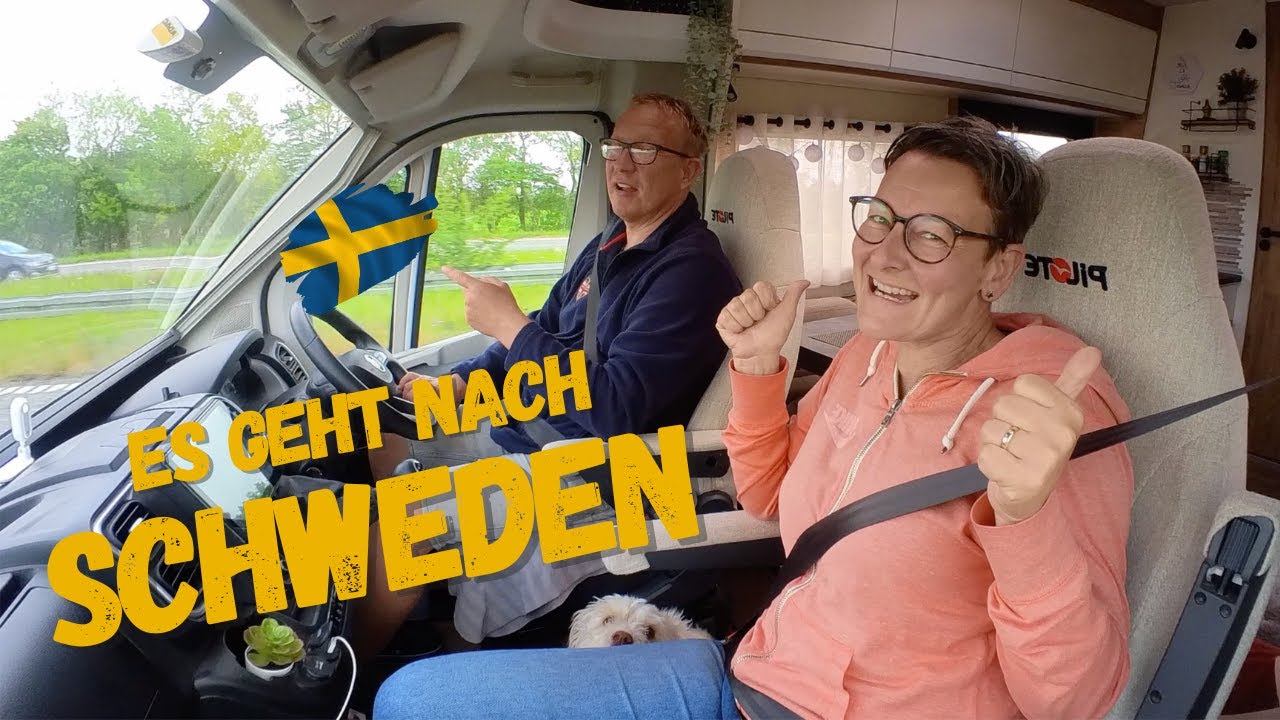 Es geht nach Schweden 🇸🇪  unsere Anreise inkl. Stellplätze | Im Wohnmobil mit Hund nach Schweden