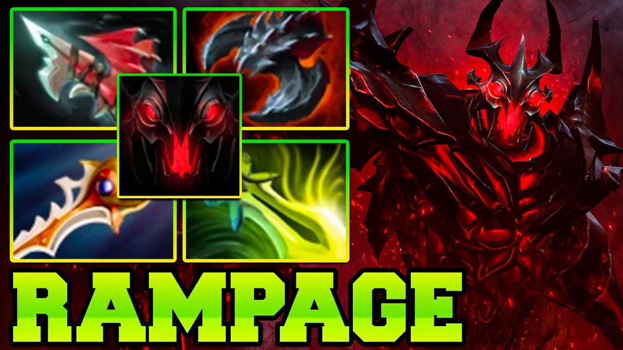 SF Shadow Fiend Dota 2 Rampage Carry Meta - Best Pro Gameplay Build Guide 7.34