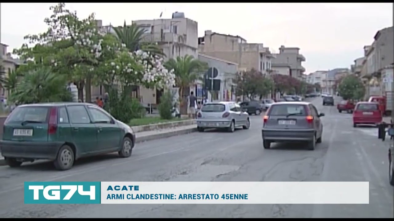 ACATE - ARMI CLANDESTINE, ARRESTATO 45ENNE