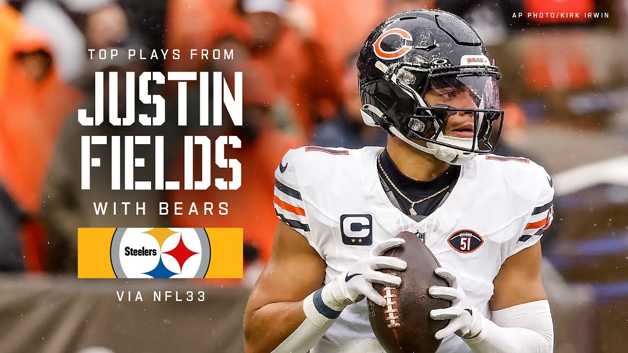 Justin Fields' top plays of his career (via NFL33) | Pittsburgh Steelers