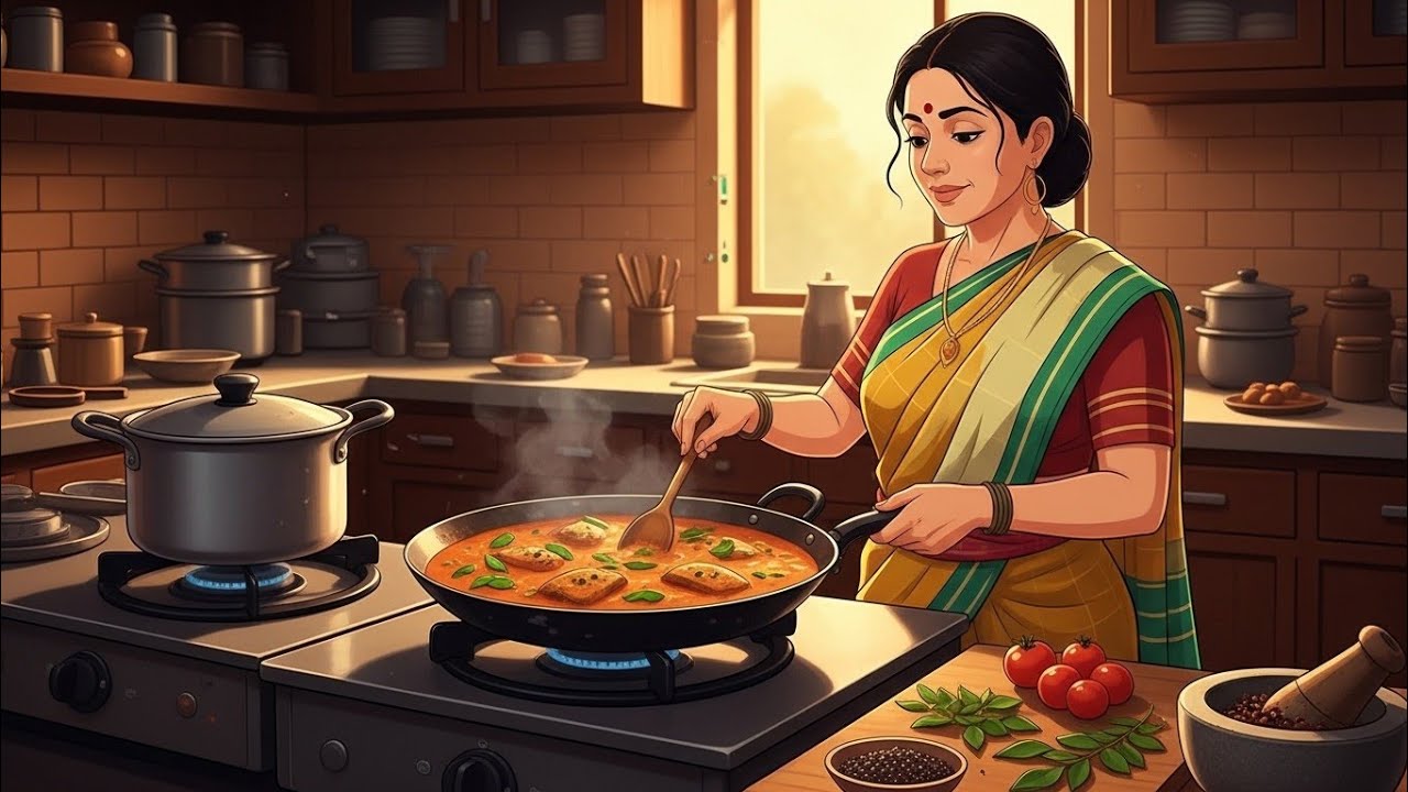 A Gentle Village Life in South India ✨ | Cooking, Chores & Quiet Evenings | ASMR