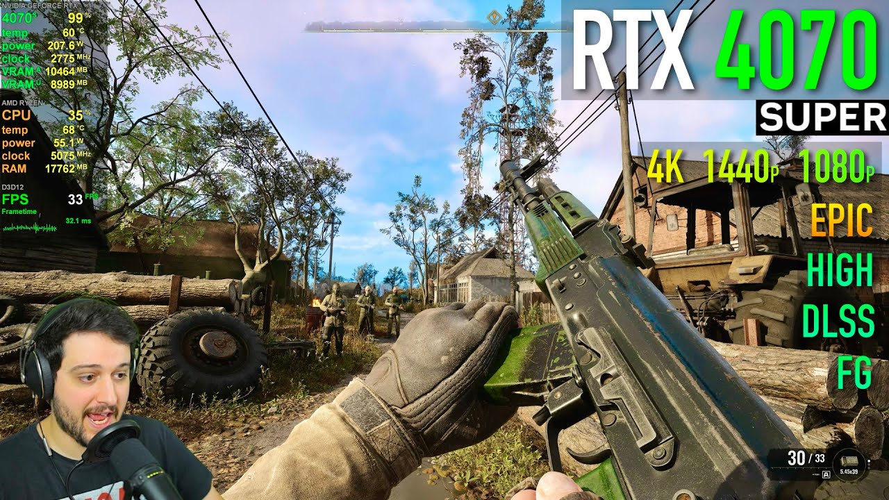 RTX 4070 SUPER - S.T.A.L.K.E.R. 2: Сердце Чернобыля