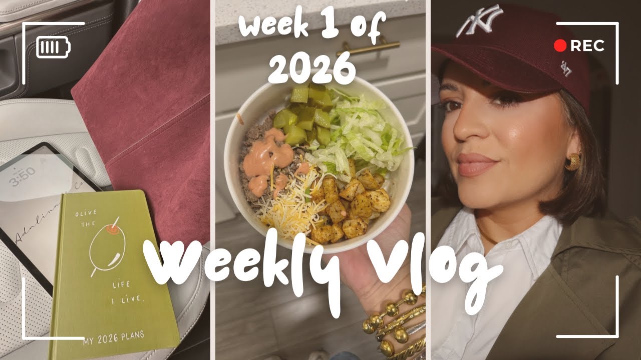 WEEKLY VLOG | NEW YEAR | GETTING ORGANIZED | COOK WITH ME 
