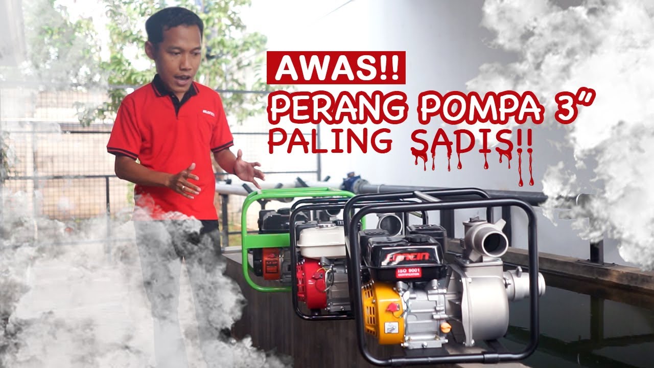 Compare Pompa 3 inch Vs Pompa Loncin