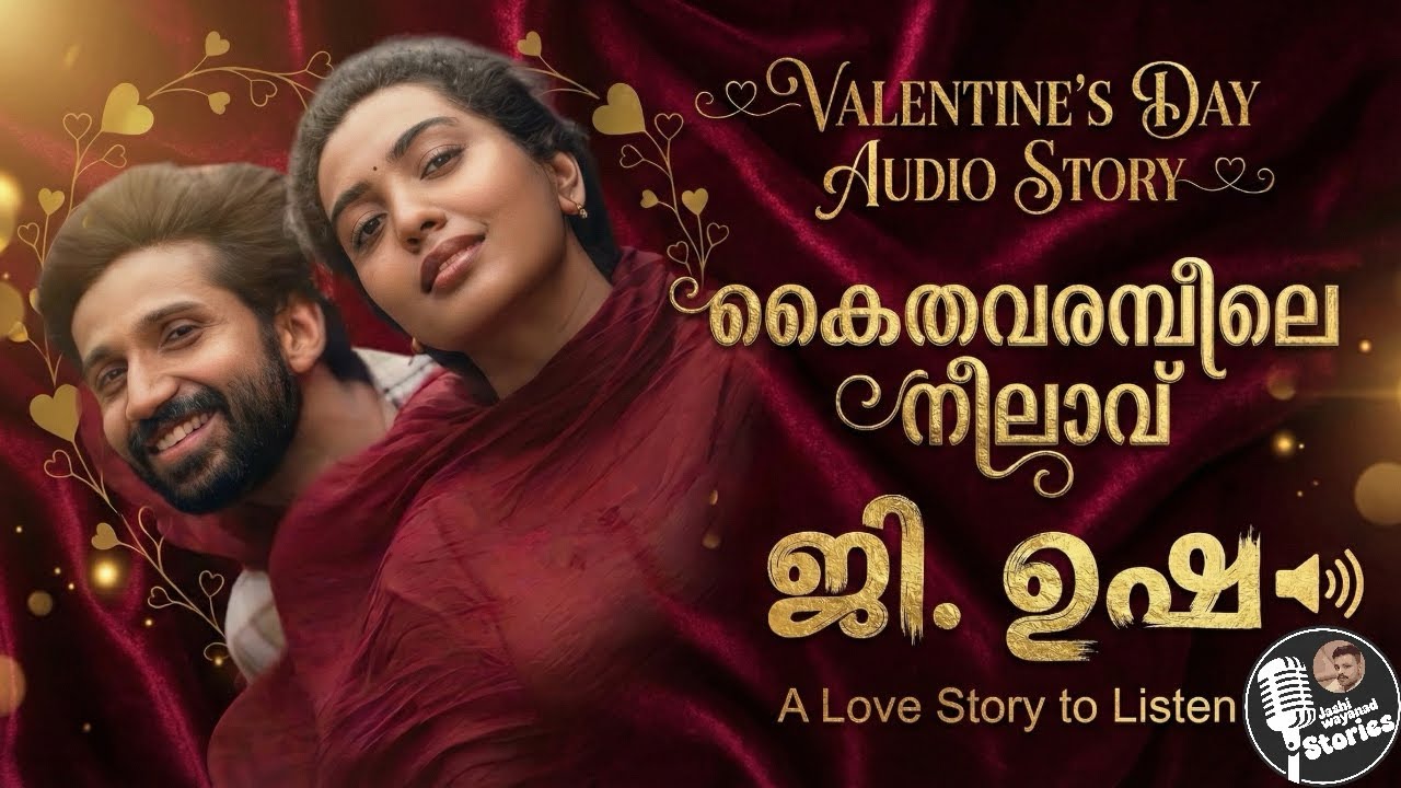 കൈതവരമ്പിലെ നിലാവ് 1 /ജി. ഉഷ /ജാഷി വയനാട് /malayalam love story /valantaine specialstory /audio book