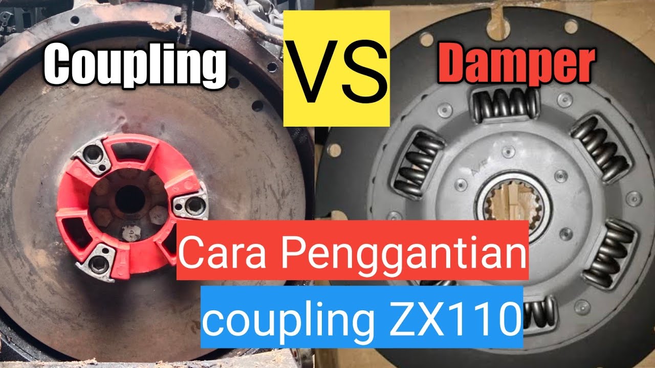 Cara penggantian kopling pompa Hitachi zx110
