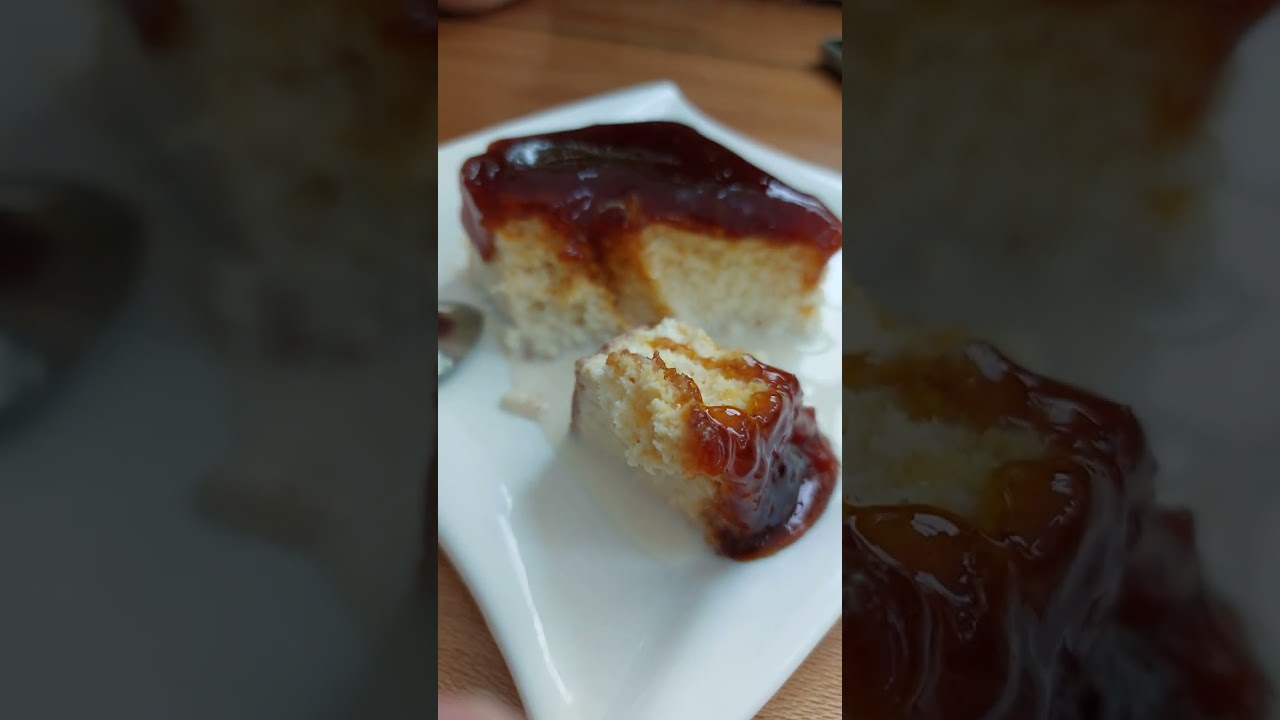 Unbelievable way lady trys Tres Leches dessert #viral #foryou #satisfying #viralvideo #youtube #yt