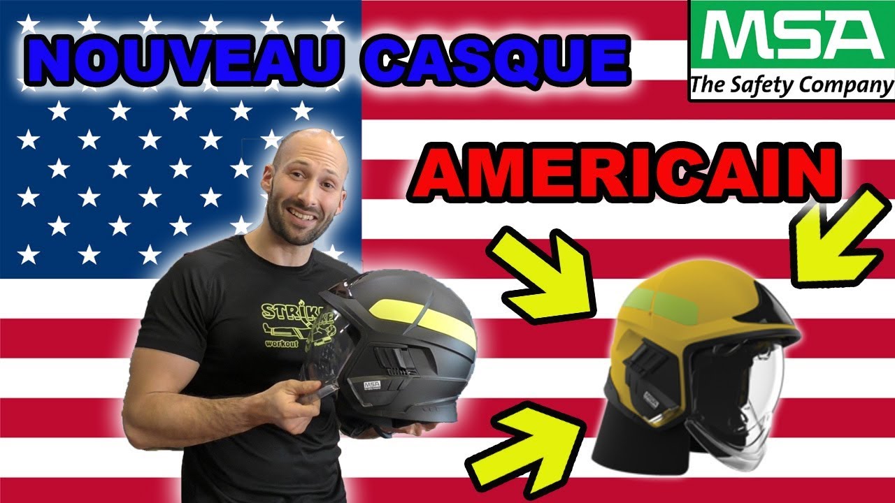 Nouveau casque POMPIER américain     par MSA/GALLET